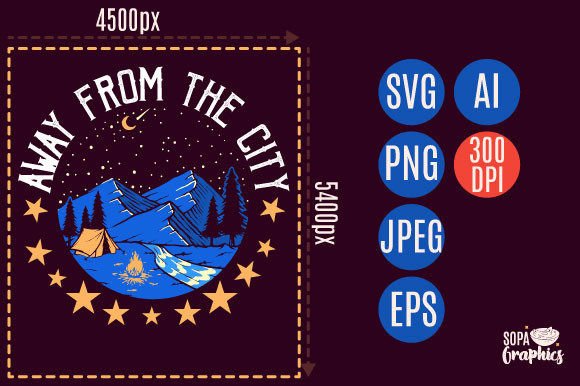 Fun Camping Svg Campfire Camp Life Graphics for T-Shirt Designs