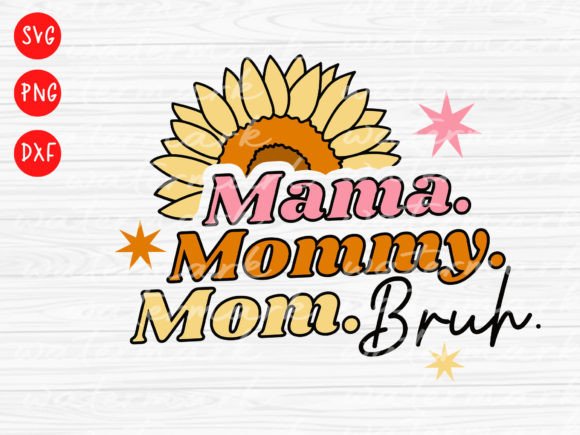 Fun Mom Graphic for T-Shirt and Web Design