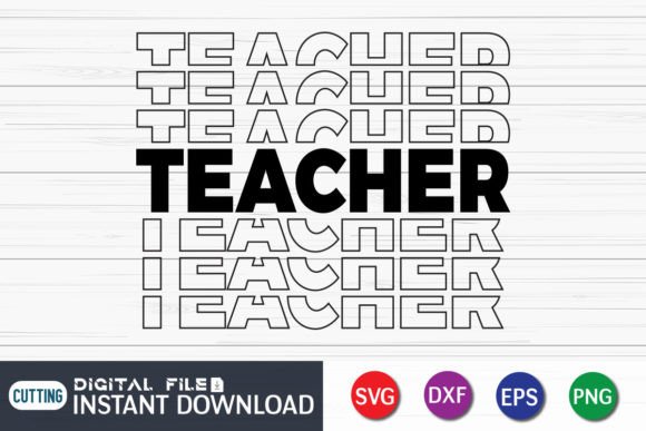 Funny Teacher Svg Design Graphics for T-Shirt Designs