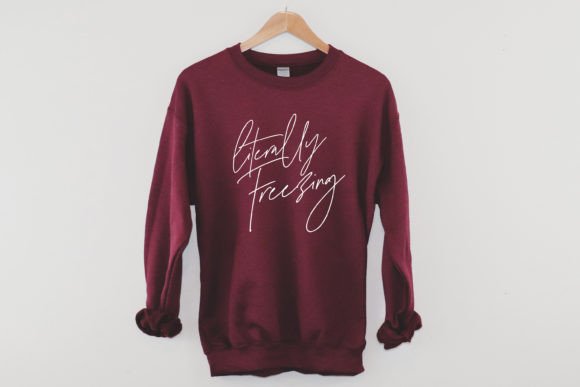 Literally Freezing Svg Funny Christmas Graphics