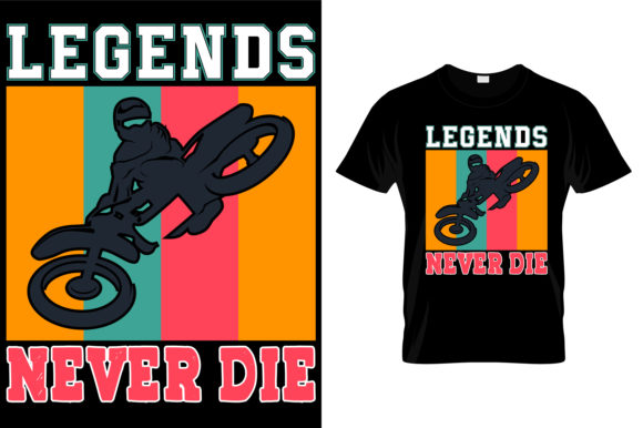 Motorcycle Biker Racing T-Shirt Design Graphics