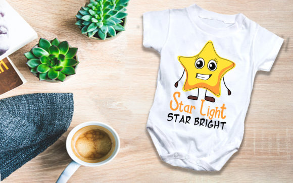 Star Light Funny Rhymes Onesie Graphic for T-Shirt Designs