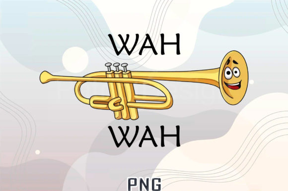 Trombone Wah Wah Music Funny PNG Graphics for Local Branding