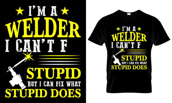 Welder T Shirt Design - Welder Svg