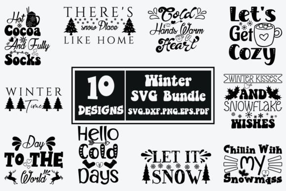 Winter SVG Bundle: A Creative Design Asset for Seasonal Branding